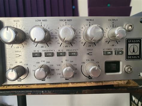 Avalon Vt Sp Tube Channel Strip Silver Reverb