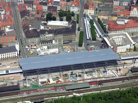 Luftaufnahme Erfurt Umbau Und Modernisierung Des Hauptbahnhof Der