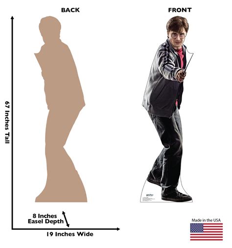 Life Size Harry Potter Cardboard Standup Cardboard Cutout