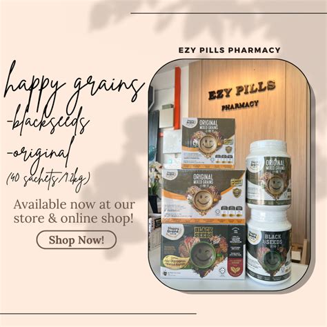 Happy Grains Original Blackseeds 40 Sachets 1 2kg Shopee Malaysia