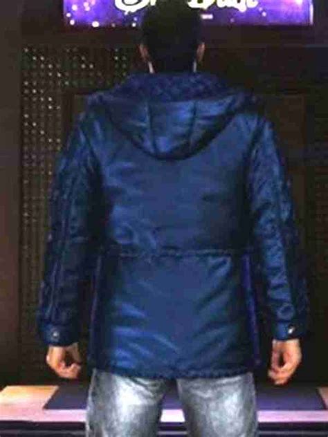 Yakuza Song Of Life Kazuma Kiryu Blue Hooded Jacket