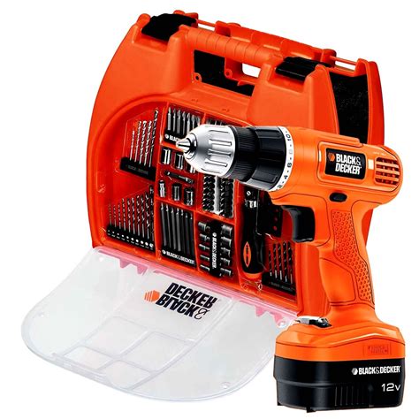 Parafusadeira Furadeira Black Decker Gc1200m 12v Maleta R 399 49