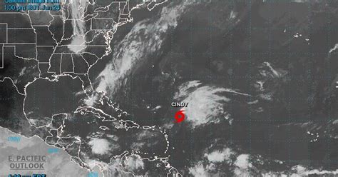 Tormenta Tropical Cindy Se Debilita Gradualmente Y Se Desplaza Hacia