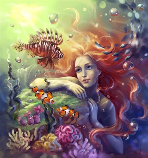 Beautiful Mermaid Art