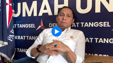 Target Dpc Demokrat Tangsel Di Pemilu Julham Siap Jadi Wakil Wali