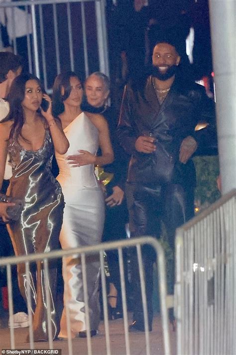 Kim Kardashian 43 And Rumoured Boyfriend Odell Beckham Jr 31 Share A Giggle As They Leave