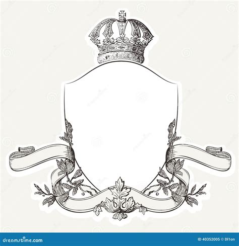 Royal Crest Logo Luxury Royal King Line Art Vintage Logo Template ...