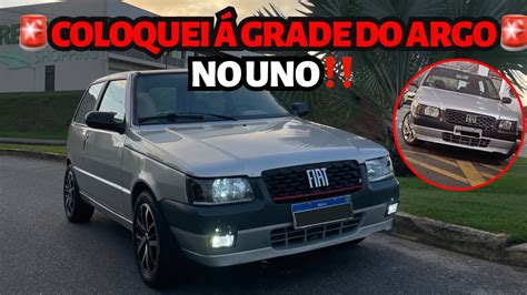 Como Colocar A Grade Do Argo No Fiat Uno Youtube