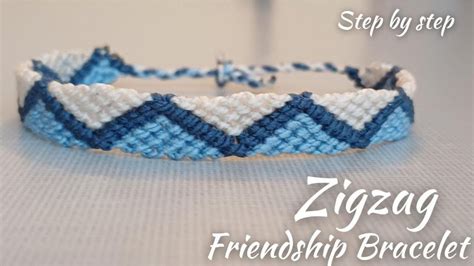 Diy Zigzag Pattern Friendship Bracelet How To Make Zigzag Pattern