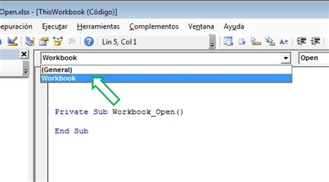 Ejecutar Macros Al Abrir Un Archivo En Excel Con El Evento Workbook Open