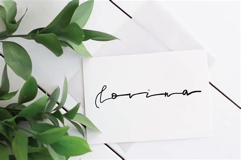 lovina font | Script Fonts ~ Creative Market
