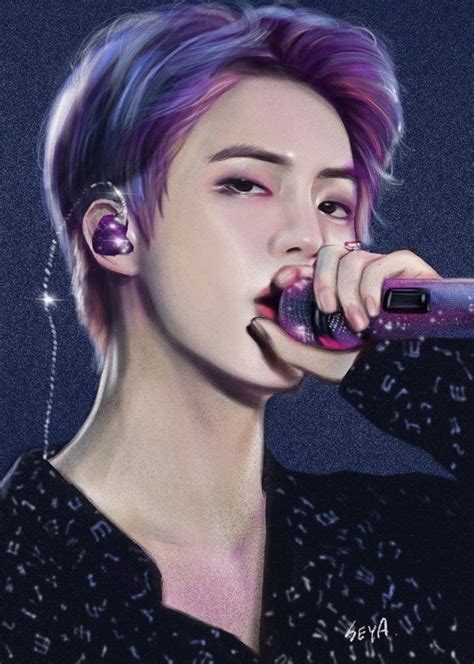 Pin De Usuario De Pinterest En Bts Jin Fan Art App Para Tomar Fotos