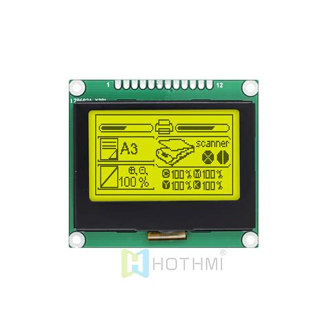 2 Inch 128 X 64 LCD Graphic Display Module 12864 Graphic Dot Matrix