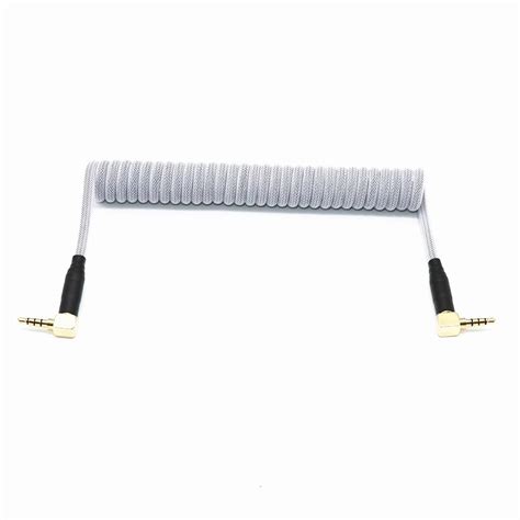 Amazon Angitu 3 5mm TRRS To TRRS Spring Coiled Cable For Split