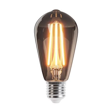 Żarówka Led Filament E27 St64 8w 230v 3000k 1020lm Cog Przezroczysta