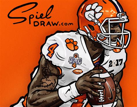 Custom Digital Illustrations Deshaun Watson