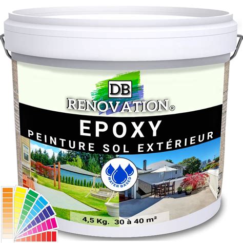 RESINE EPOXY Extérieur Terrasse Haute résistance Gris anthracite 4