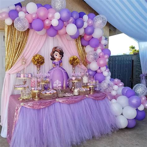 Actualizar 47+ imagen decoracion de cumpleaños de niña princesa sofia ...