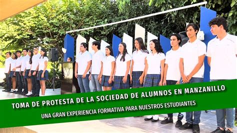 Toma De Protesta De La Sociedad De Alumnos De Manzanillo Youtube