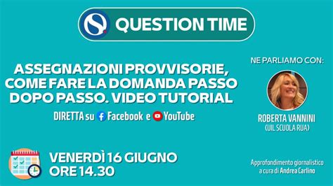 Assegnazioni Provvisorie Come Fare La Domanda Passo Dopo Passo VIDEO