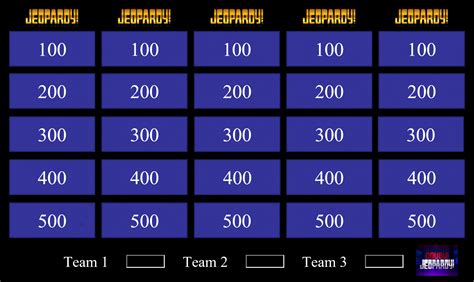 Jeopardy Powerpoint Template With Sound – Creative Inspirational ...