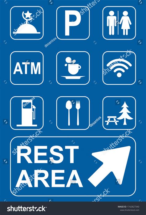 Rest Area Sign Royalty Free Images Stock Photos And Pictures Shutterstock