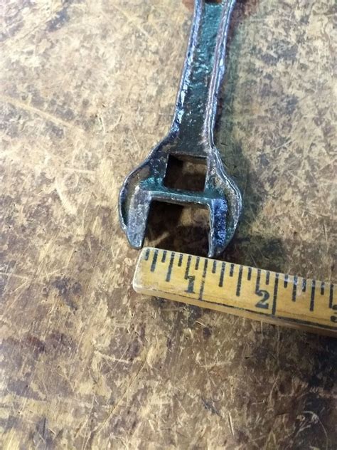 Antique Pattee Plow Co Cast Iron Farm Implement Wrench Tool Ebay