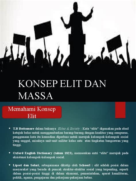 Konsep Elit Dan Massa Pdf