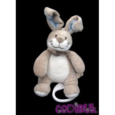 Noukie S Doudou Musical Lapin Oscar Et L On