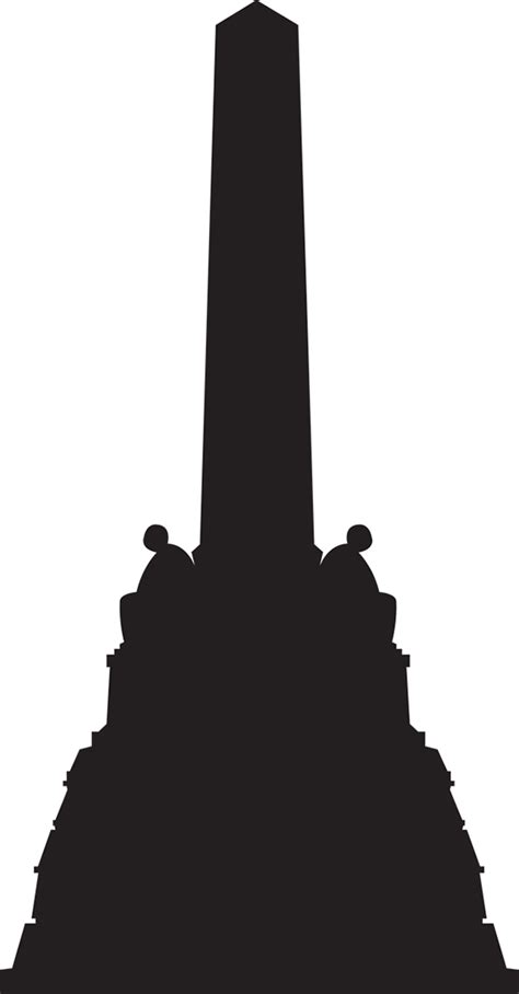 Jose Rizal Statue Silhouette