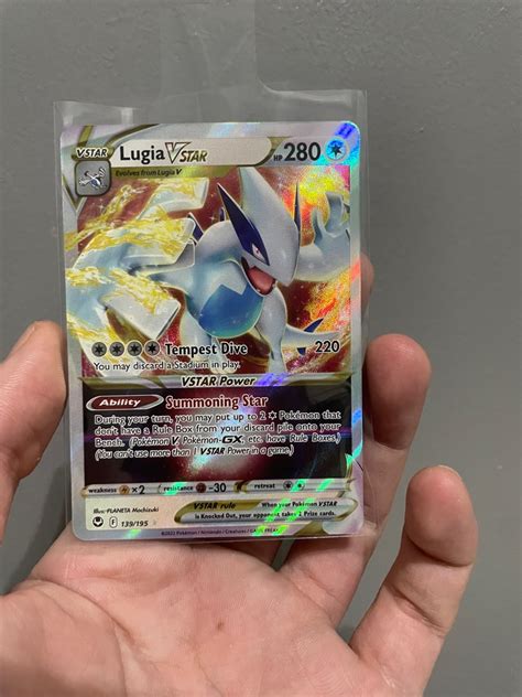 Lugia VSTAR Ultra Rare 139 195 Silver Tempest Hobbies Toys