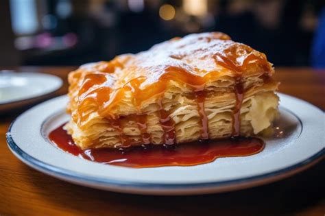 Premium Ai Image Pastry On Plate