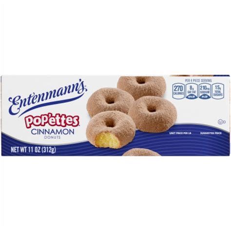 Entenmann S Pop Ettes Cinnamon Mini Donuts Oz Kroger