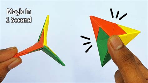 How To Make A Paper Magic Toy Easy Origami Pop It Fidgets