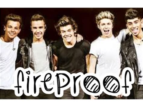 Fireproof One Direction Lyric Video Youtube