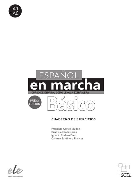 Espa 241 Ol En Marcha Nueva Edici 243 N B 225 Sico Cuaderno Pdf