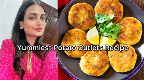 How To Make Homemade Tasty Aloo Tikki Crispy Potato Cutlets Recipe