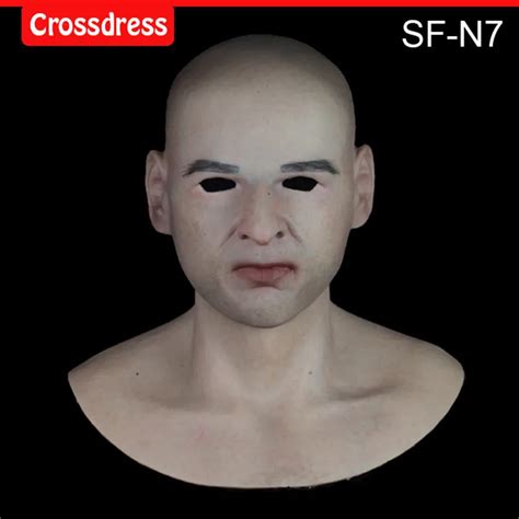 Sf N7 Silicone True People Mask Costume Mask Human Face Mask Silicone Dropshipping In Sex Dolls