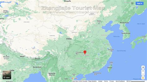 zhangjiajie tourist map - China Tours @WestChinaGo