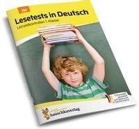 Übungsheft mit Lesetests in Deutsch 1 Klasse 1 Klasse Schulbuch