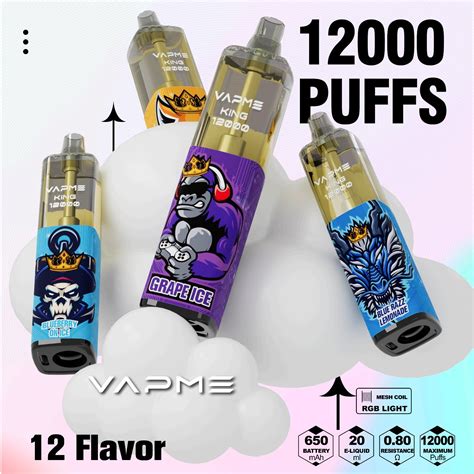 Vapme King Puffs E Cig Disposable Vape Device Ml Prefilled