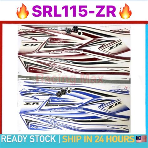 Stiker Sticker Body Stripe Cover Set Yamaha Srl Srl Zr Lagenda