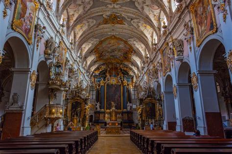 Regensburg Germany August 12 2022 Interior Of Basilica Of Sa Editorial Image Image Of