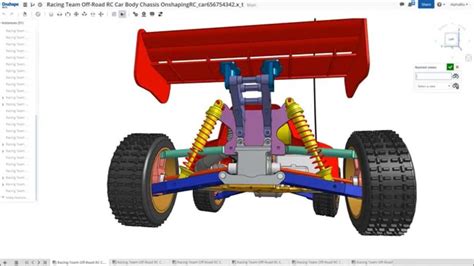 Fun Use Of Named Views In Onshape Make It Look Like The RC Car Is