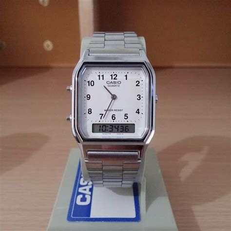 AQ 230 Silver Casio Vintage watch, Electronics on Carousell