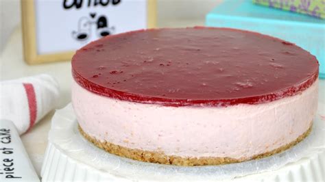 Tarta De Yogur De Fresa F Cil Deliciosa Y Sin Horno Youtube