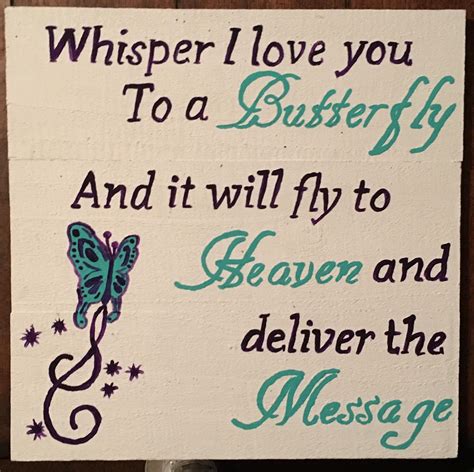 Butterflies From Heaven Personalized Wood Signs Etsy Etsy Shop