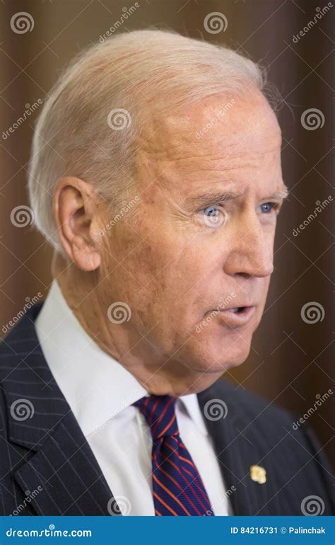 Vice Pr Sident Des Etats Unis Joe Biden Photo Ditorial Image Du