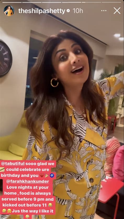 Tabu S Nd Birthday Bash Turns Into A Pyjama Party Shilpa Shetty