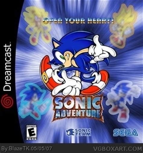 Sonic Adventure Dreamcast Box Art Cover by BlazeTK